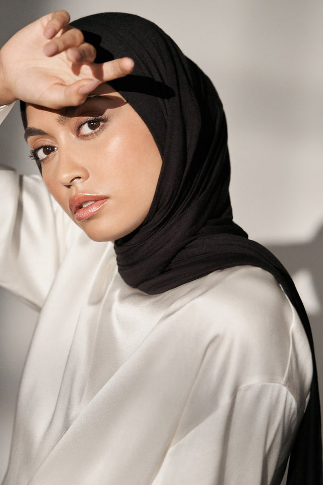 Black Jersey Hijab