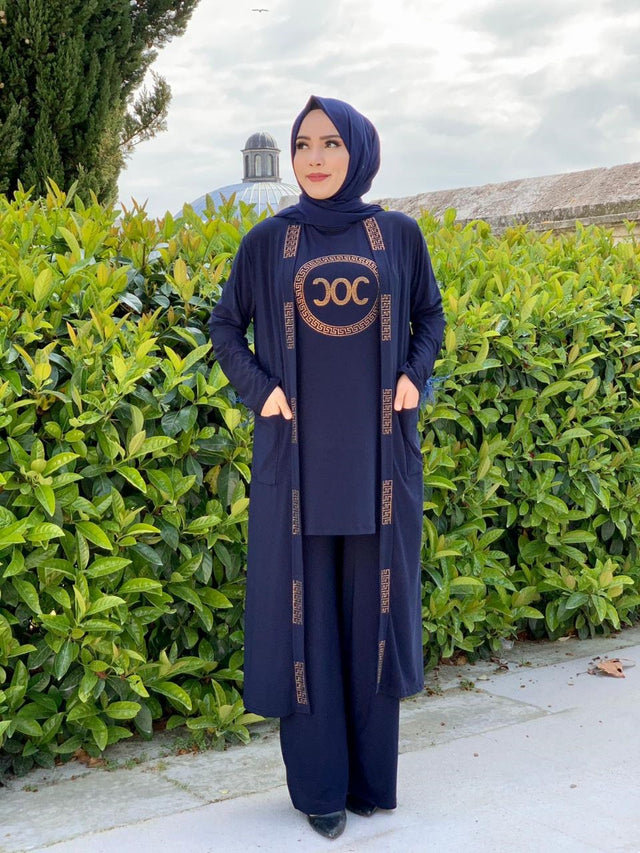 NAVY BLUE TRIPLE TEAM SET