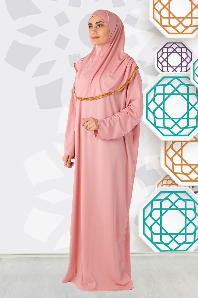 Dark Salmon Practical Prayer Dress