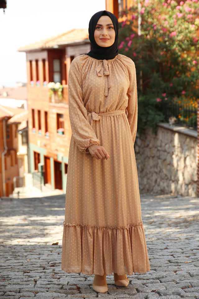 Beige Dress