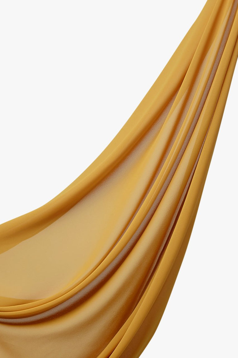 Gold Chiffon Hijab