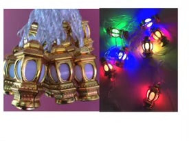 Gold LED Lantern Lights