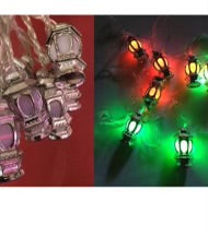 Silver LED Lantern Lights