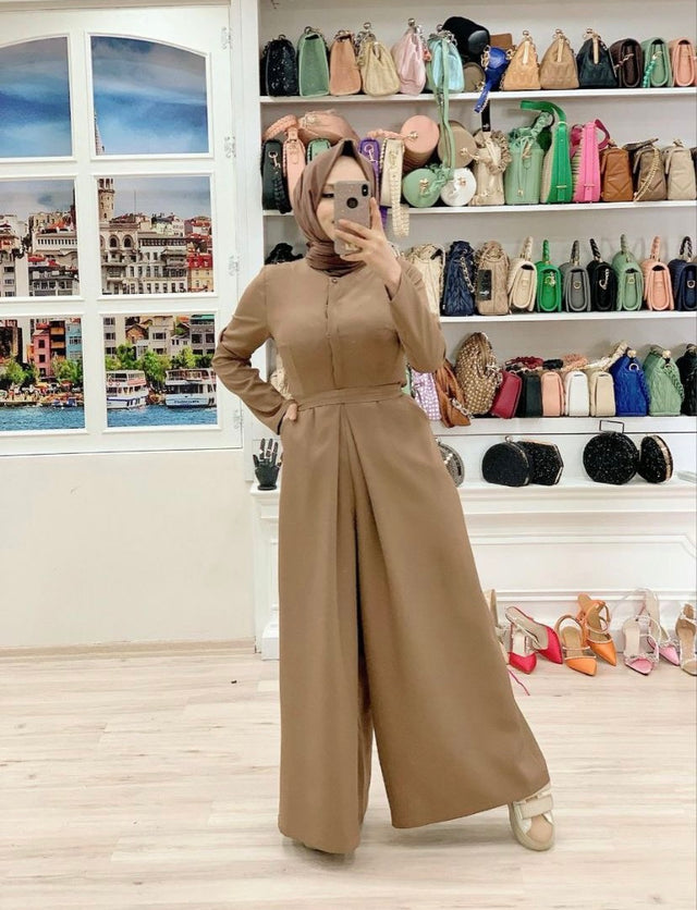 Brown Jumpsuit