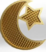 Large Moon & Star Wooden Serving Tray