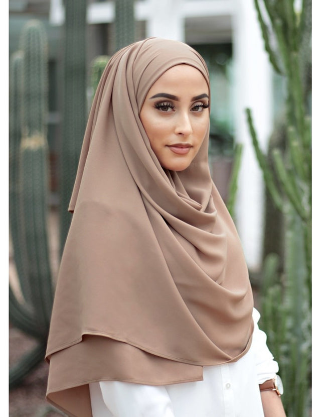 Cappuccino Chiffon Hijab