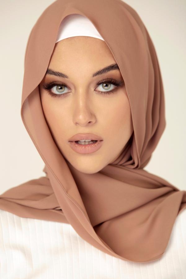Salmon Chiffon Hijab
