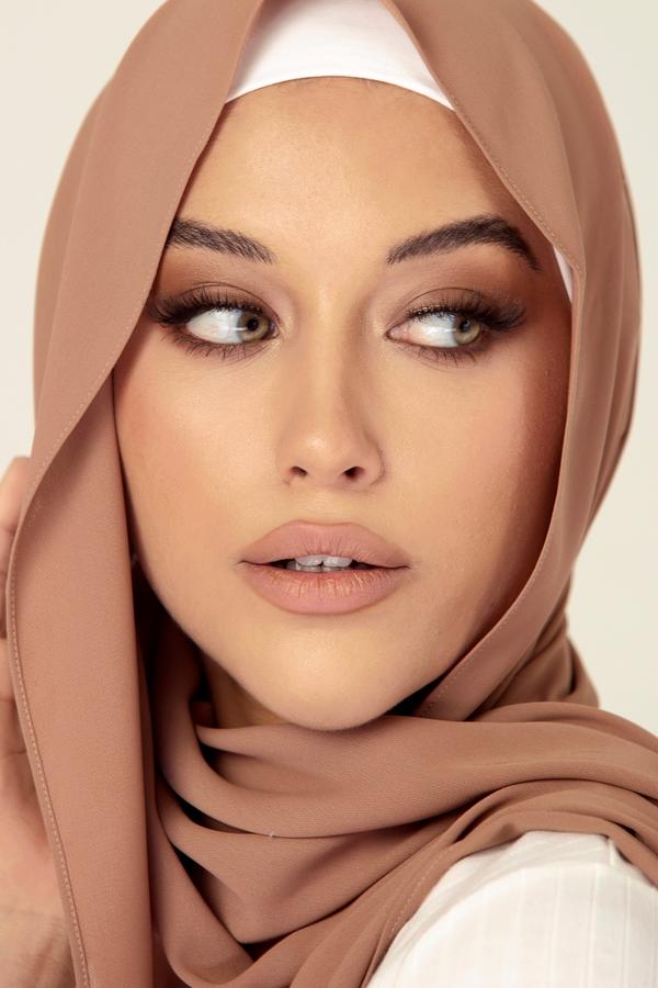 Salmon Chiffon Hijab