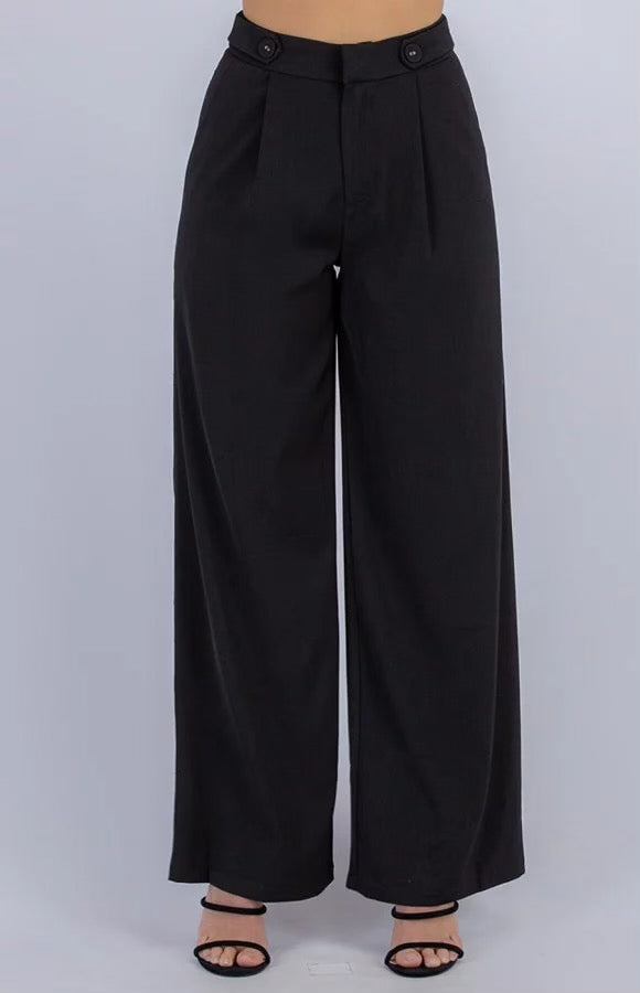 Black High waisted Style Pants