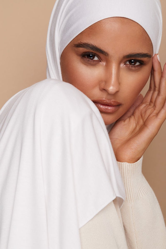 White Jersey Hijab