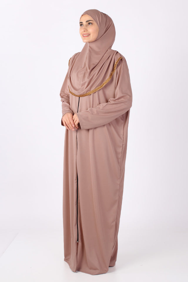 Coppertone Zippered Prayer Dress