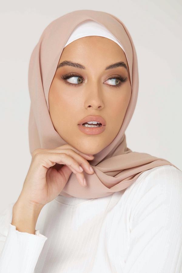 Sedona Sand Chiffon Hijab