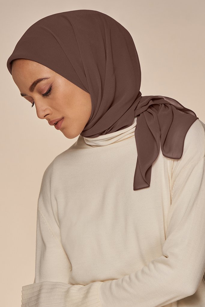 Cocoa Chiffon Hijab