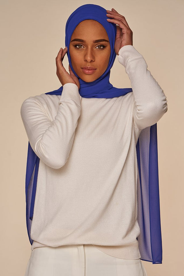 Sapphire Chiffon Hijab