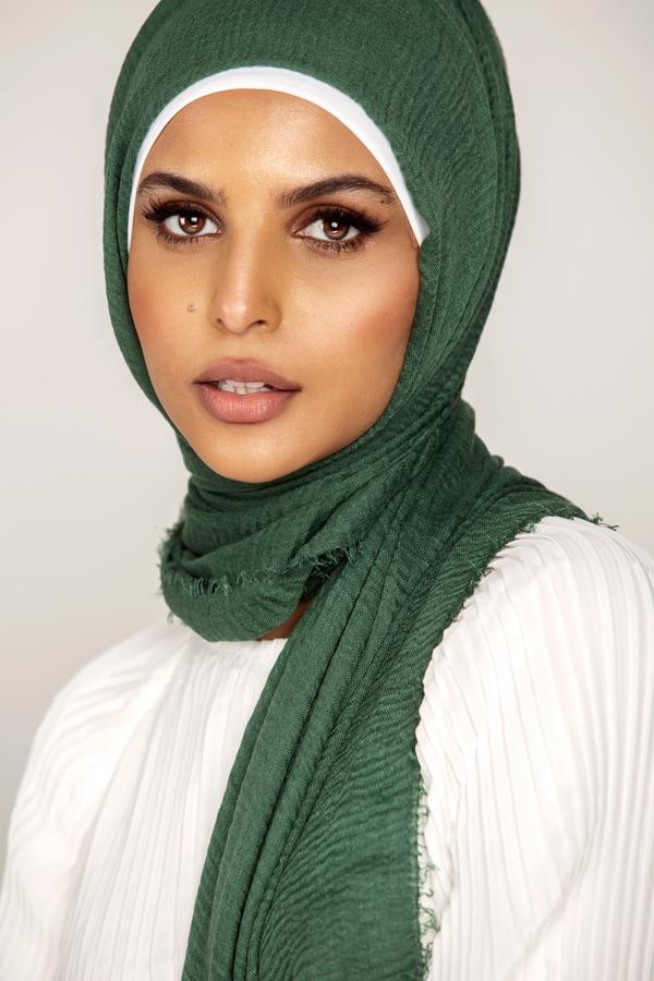 Pine Crinkle Hijab