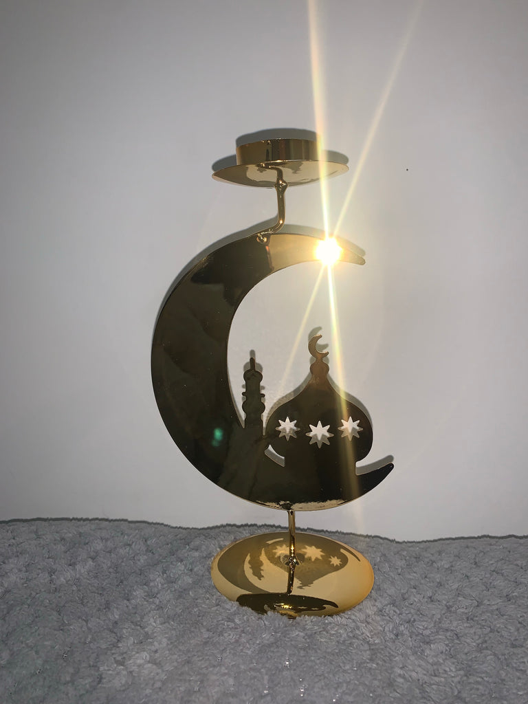 Large Moon & Mosque Tea Light Stand