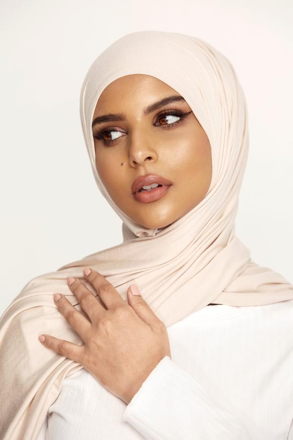 Nude Color Jersey Hijab