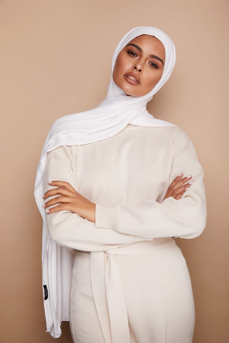 White Jersey Hijab